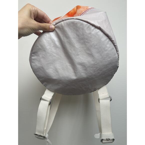 Kipling Konawa Large Tote Shoulder Bag Adjustable Drawstring Strap Tie Dye Red - Picture 4 of 13